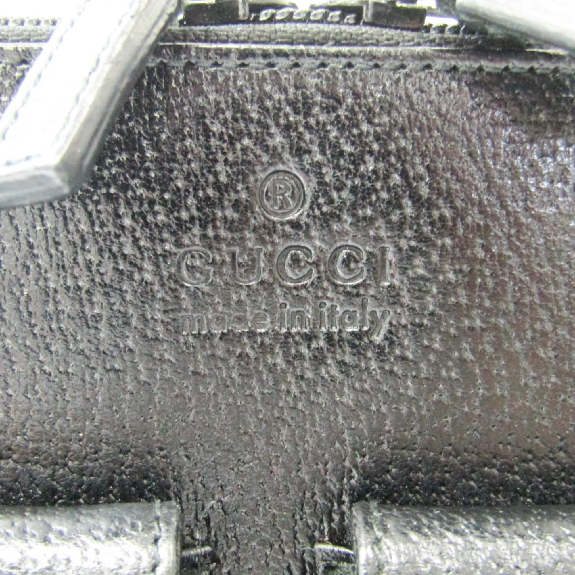 002 Leather Limited edition range Women's GUCCI Black 1045 Handbag Dual-purpose