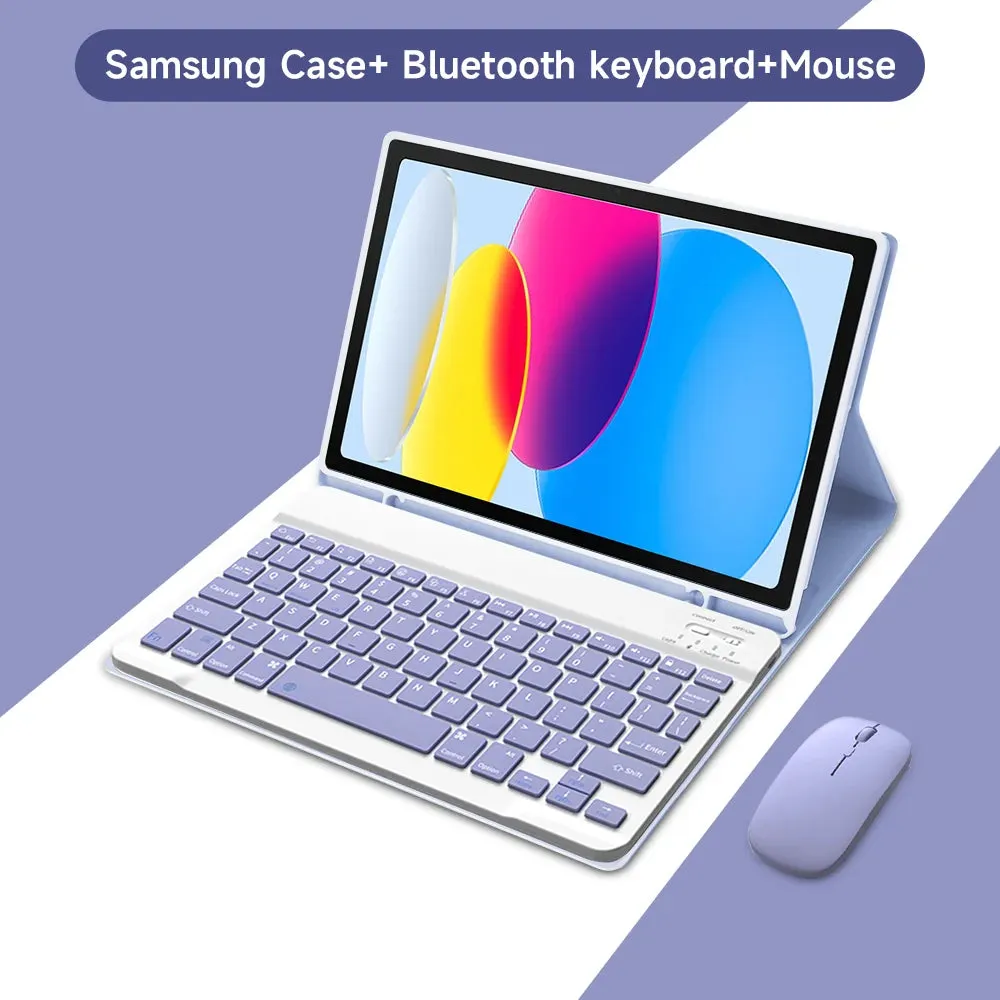 10.4 Tablet Case With Keyboard For Samsung Galaxy Tab A8 10.5 S6 S7 S8