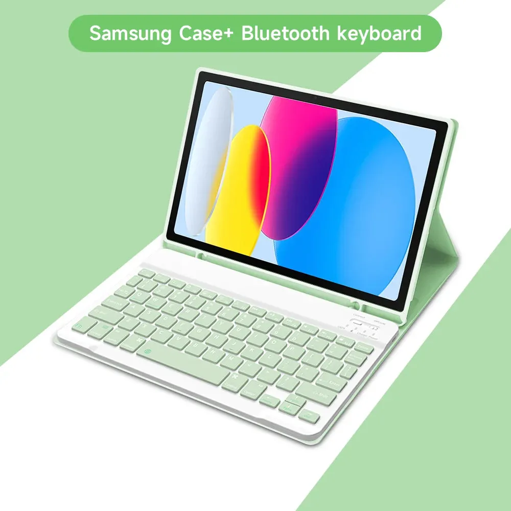 10.4 Tablet Case With Keyboard For Samsung Galaxy Tab A8 10.5 S6 S7 S8