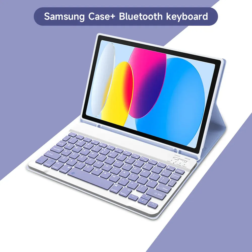 10.4 Tablet Case With Keyboard For Samsung Galaxy Tab A8 10.5 S6 S7 S8