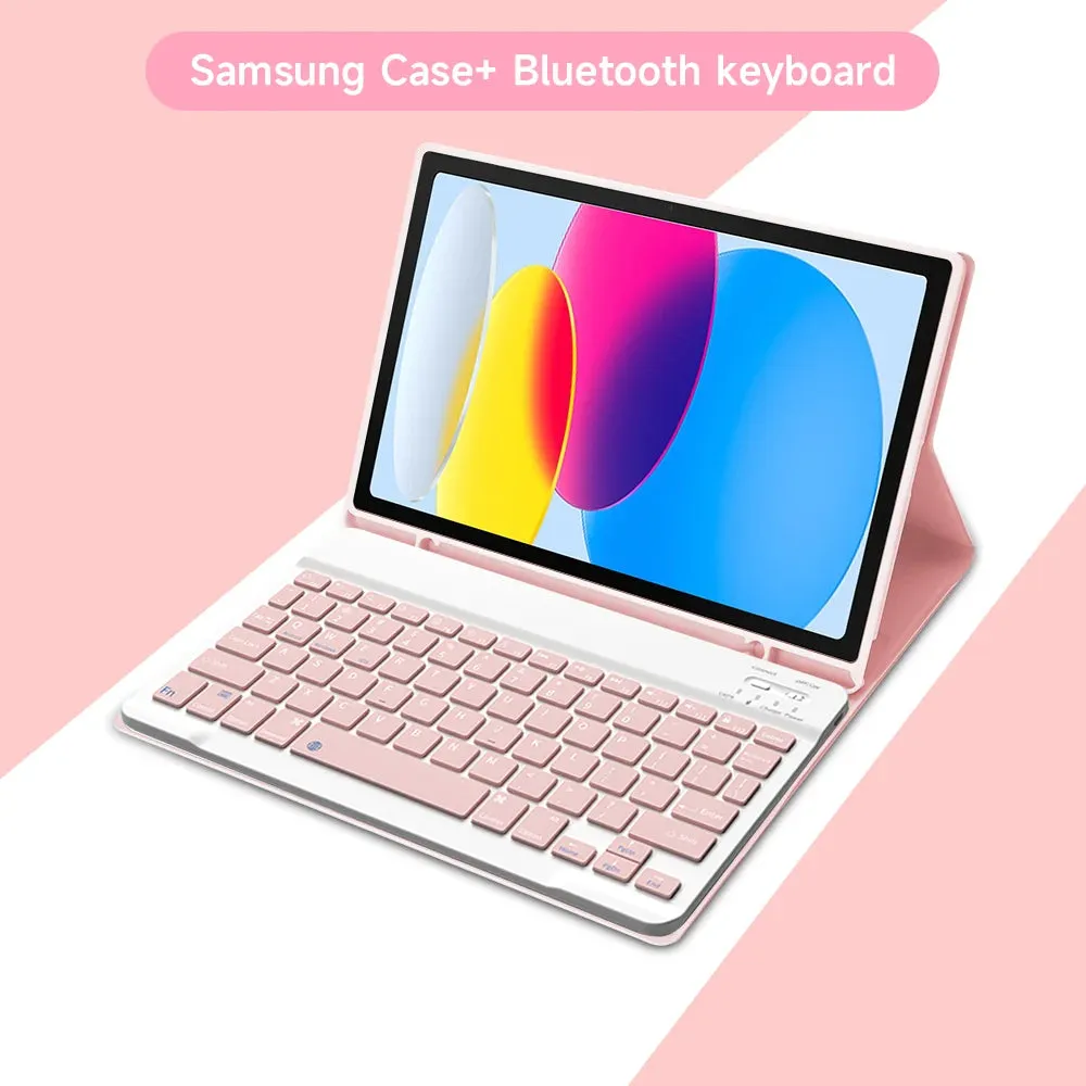 10.4 Tablet Case With Keyboard For Samsung Galaxy Tab A8 10.5 S6 S7 S8