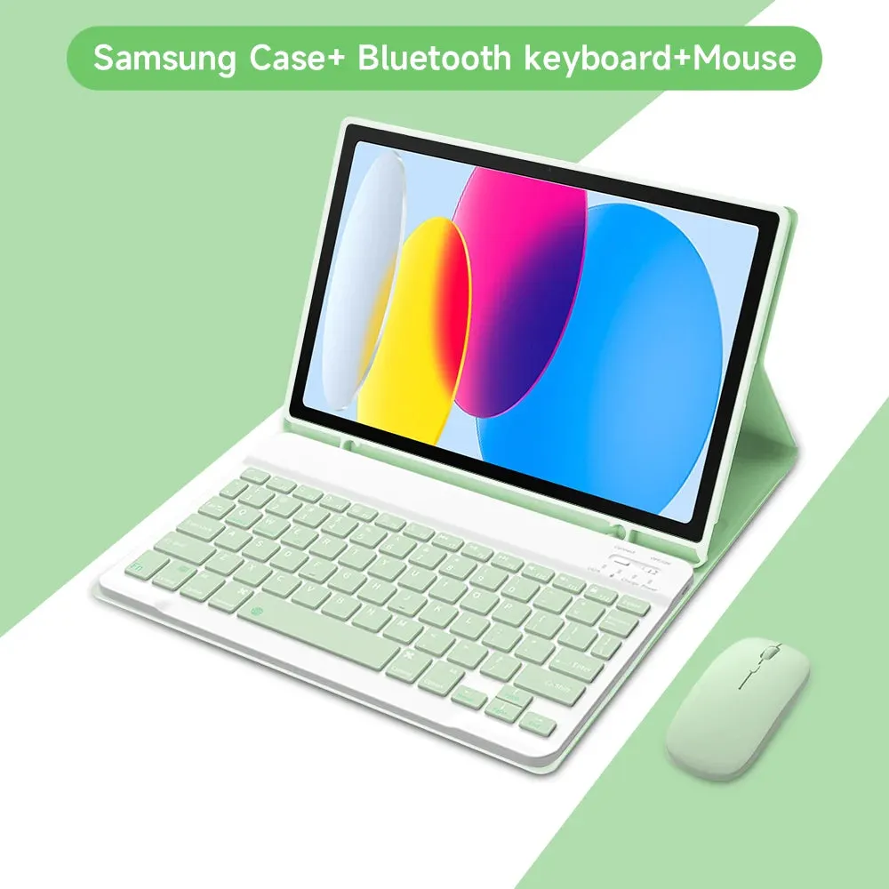 10.4 Tablet Case With Keyboard For Samsung Galaxy Tab A8 10.5 S6 S7 S8