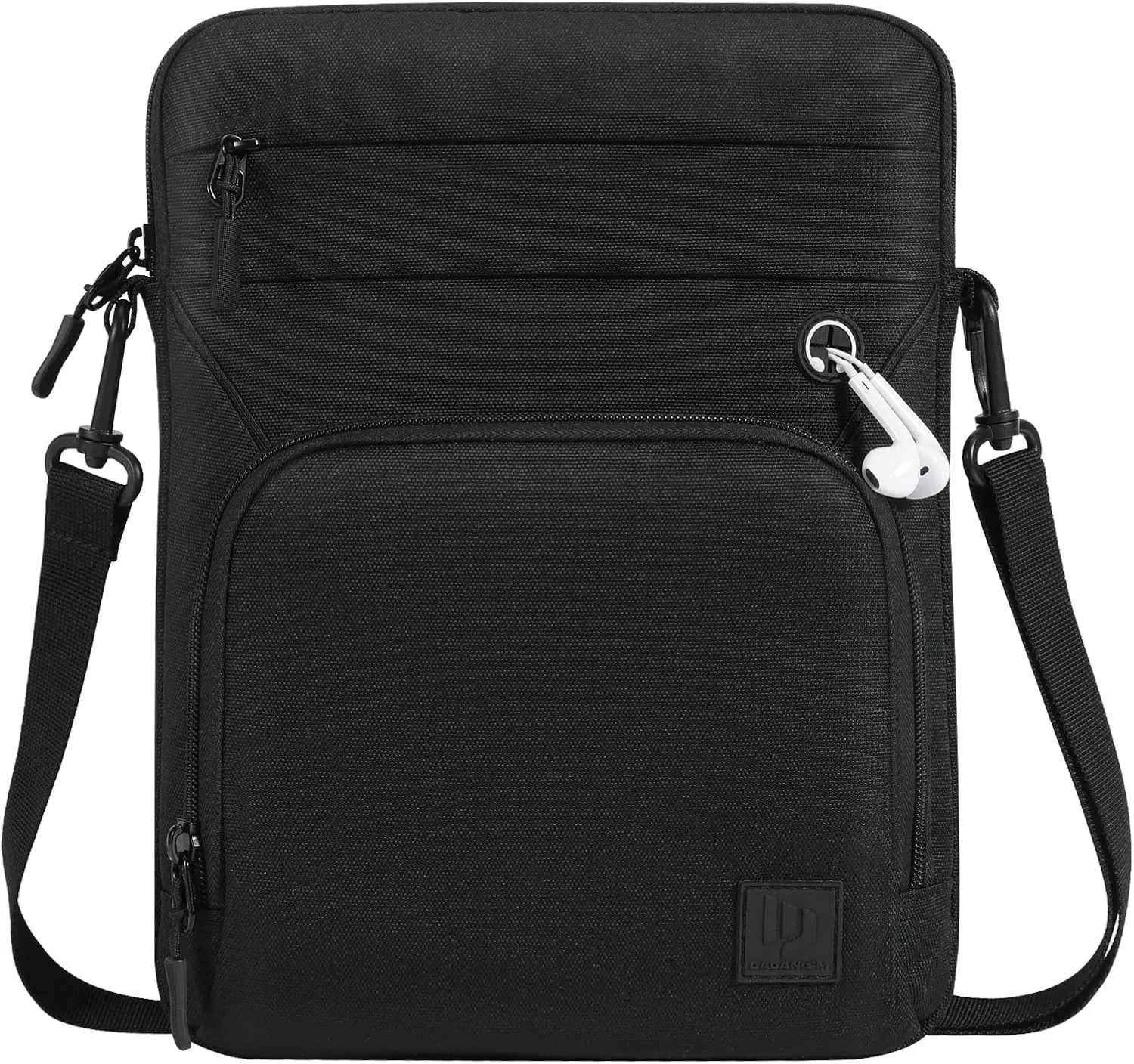13 Inch Tablet Sleeve Bag with Shoulder Strap for iPad Pro 13" M4 2024, iPad Air 13", iPad Pro 12.9", Galaxy Tab S10  Plus/S9 FE /S9  Plus 12.4", Remarkable Paper Pro 11.8", Black