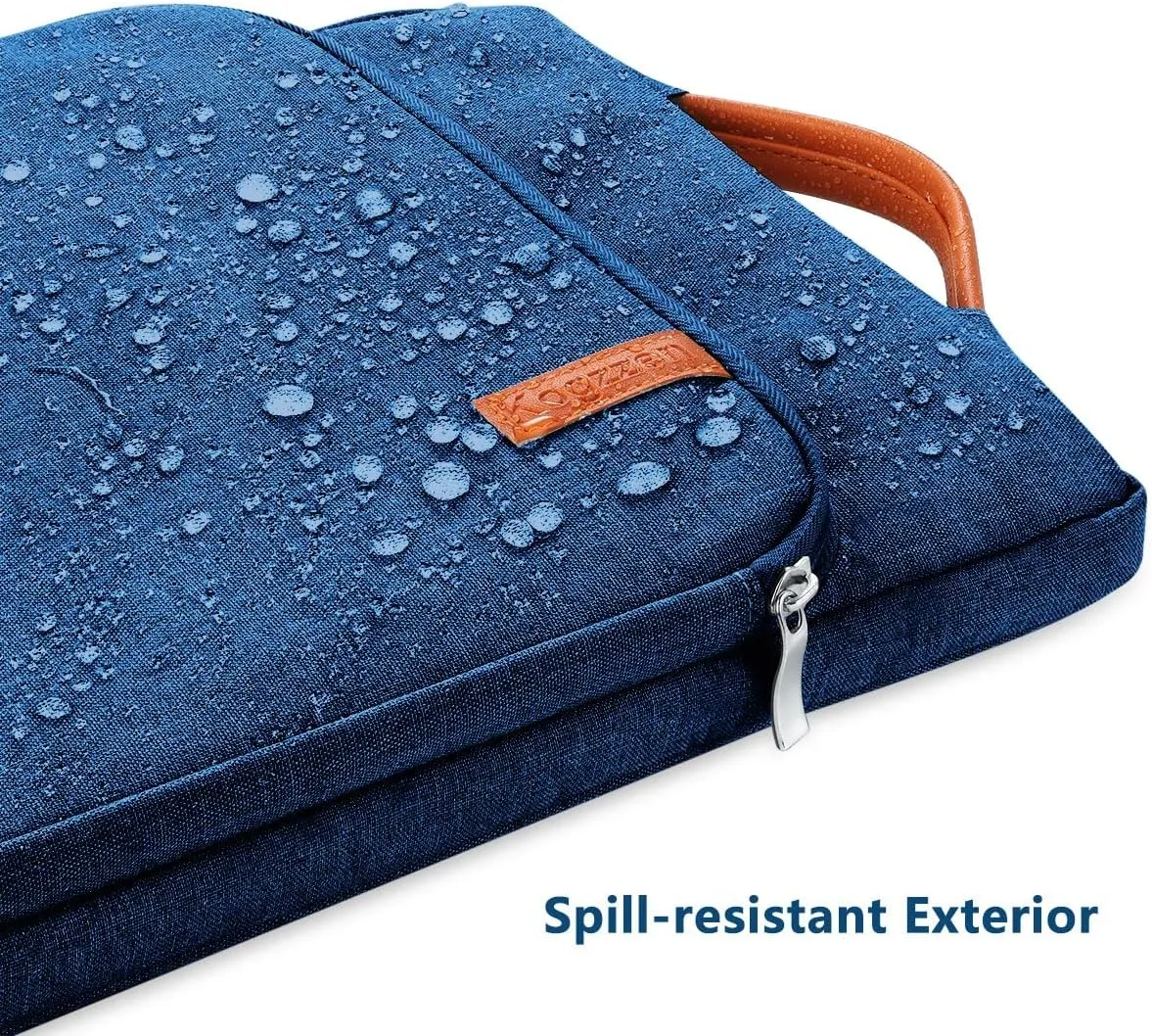 16 15.6 15 Inch Laptop Sleeve Waterproof Shockproof Case Notebook Bag Compatible with MacBook Pro 16 15/ Dell XPS 15/ Surface Laptop 15/ Chromebook Dell HP Lenovo Acer Asus Samsung - Blue