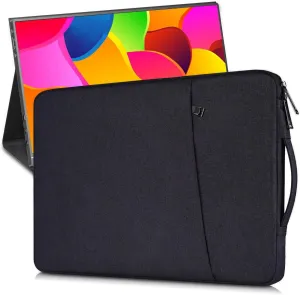 17.3 Inch Portable Monitor Carrying Bag Sleeve for EVICIV ZSCMALLS ASUS Acer Bimawen Feiasia CUIUIC Cocopar MAGICRAVEN NexiGo,16.14 x 11.41 Computer Laptop Gaming Monitor Travel Case