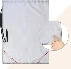 2 Pack Cloth Snake Reptile Bag with Bite Free Pouch Corner Drawstring for Capturing Moving Transporting Hunting Catching Snakes Reptiles to Vet or Travel