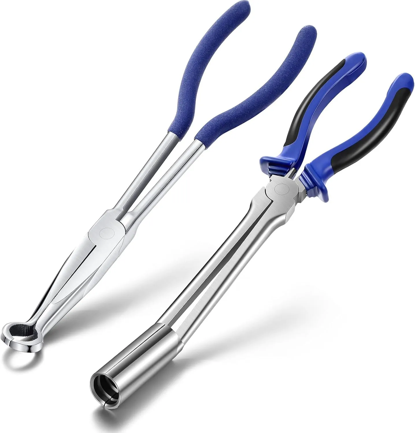 2 Pack Spark Plug Wire Removal Tool Spark Plug Boot Removal Tool Spark Plug Pliers Pulling Tool Spark Plug Removal Pliers Spark Plug Wire Puller Removal Tool Kit Spark Plug Puller Tool(Blue)