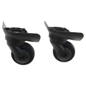 2 Pieces Luggage Mute Wheel Universal 360 Degree Swivel Casters for Suitcase Travel Bags