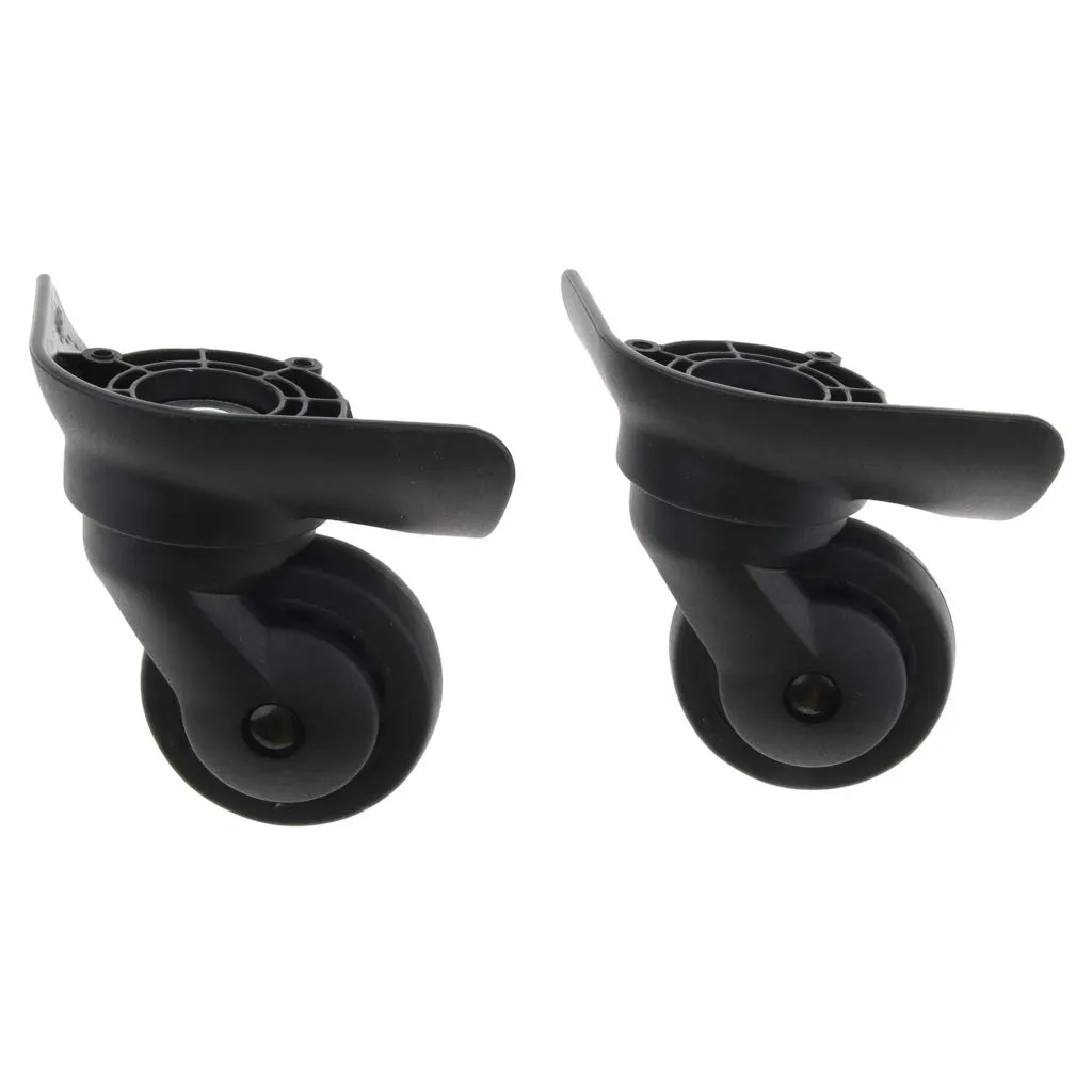 2 Pieces Luggage Mute Wheel Universal 360 Degree Swivel Casters for Suitcase Travel Bags
