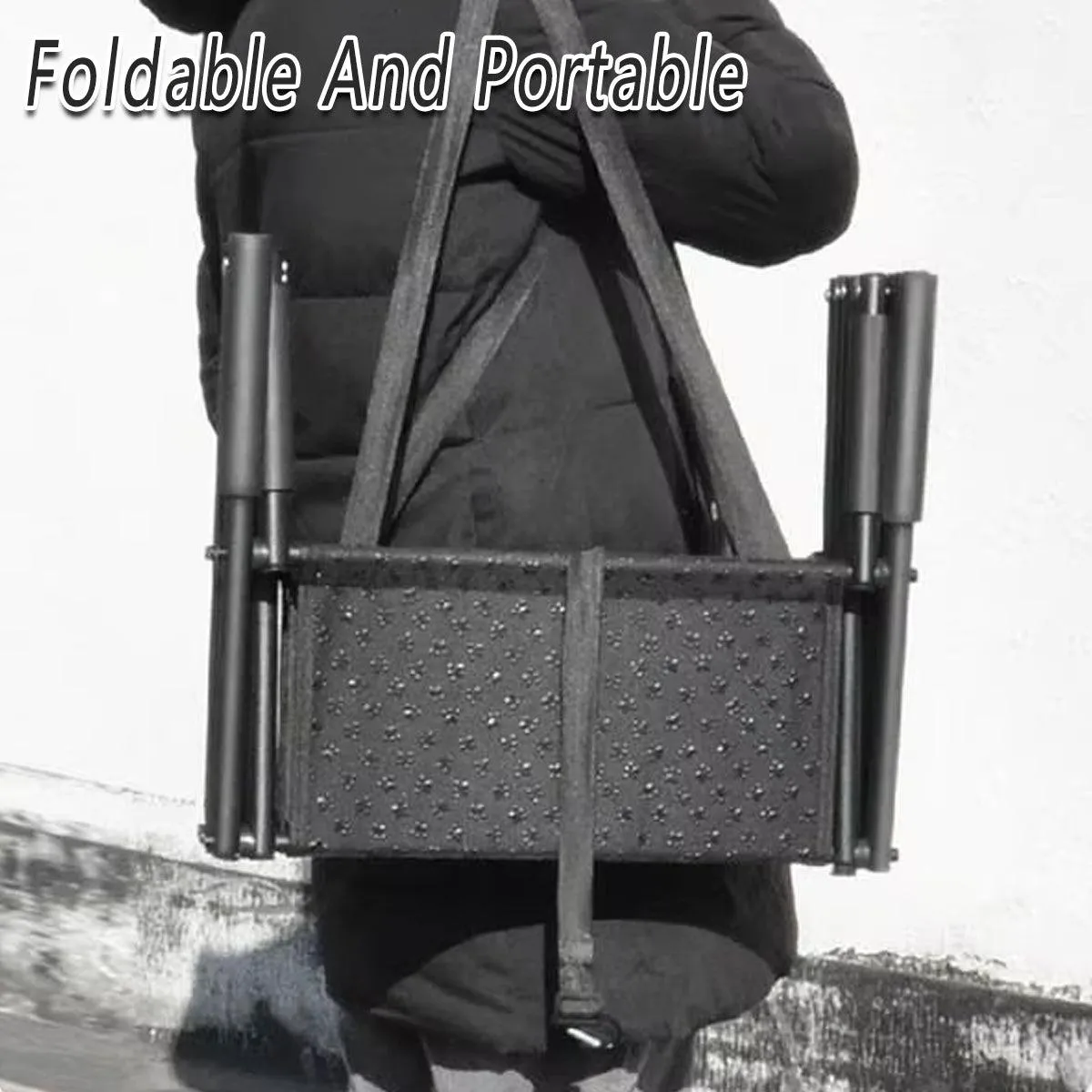 2 Steps Dog Ramp Pet Ladder Foldable Car Travel Height Stair for Pets Access