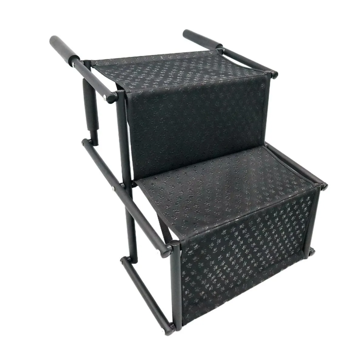 2 Steps Dog Ramp Pet Ladder Foldable Car Travel Height Stair for Pets Access