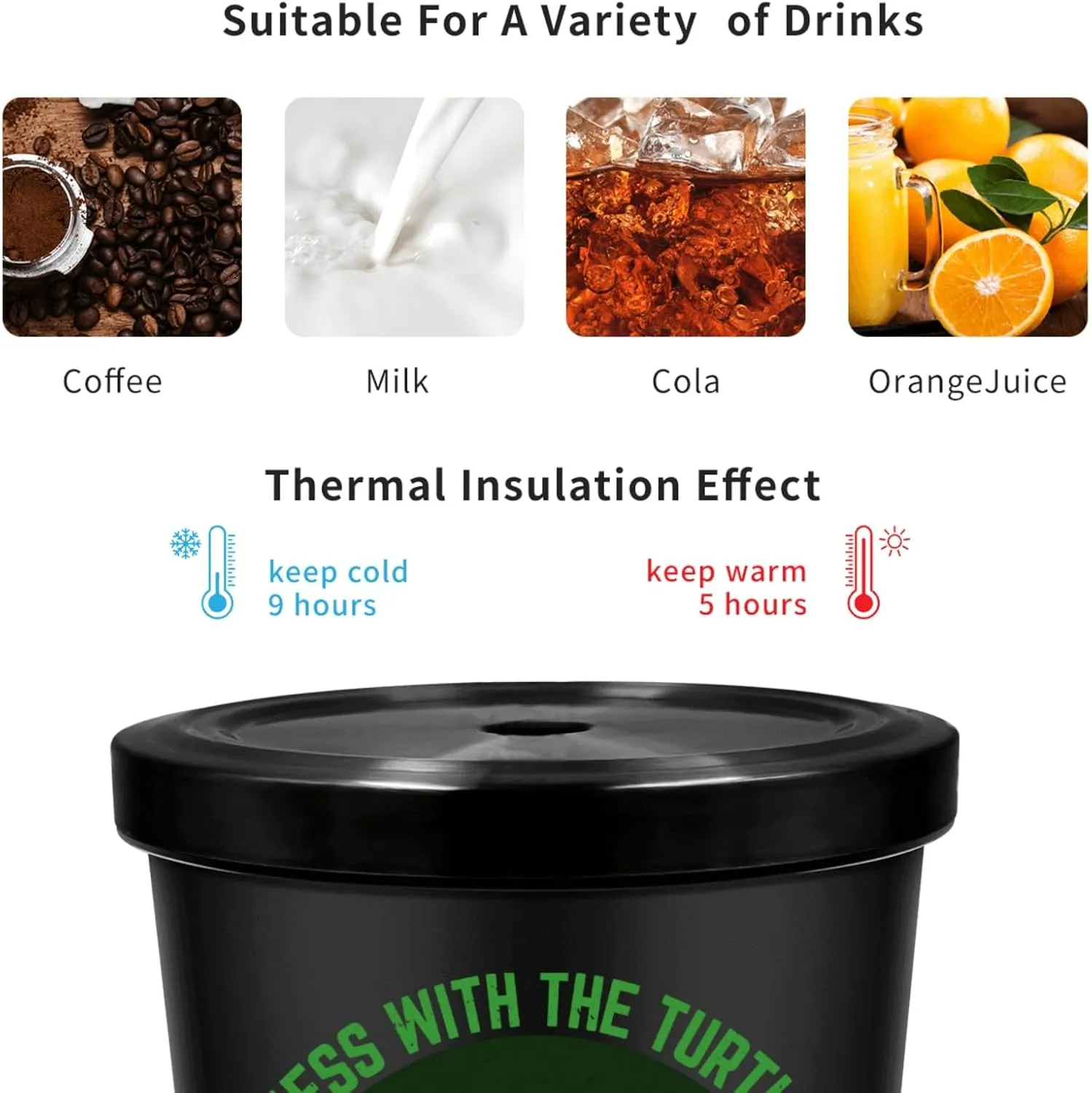 20 oz Tumbler with Lid and Straw Mess With The Turtle You Get The Hurtle Tumbler Insulated Tumbler Stainless Steel Tumblers