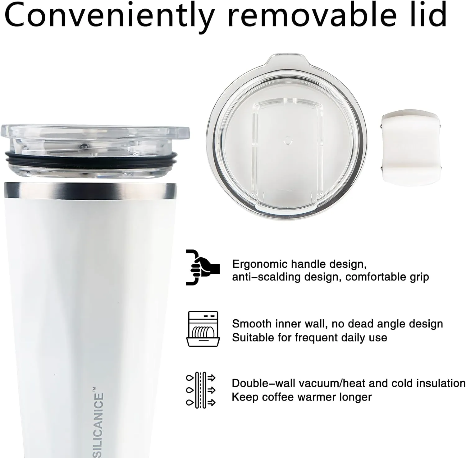 20 oz Tumblers With Straw And Lid,Dishwasher Safe Travel Coffee Mug,Stainless Steel Vacuum Insulated Iced Hot Cup,beach No Spill Proof Women Water Bottle Drink For Adults Durable (Bright Red, 20 oz)