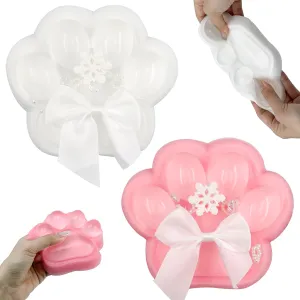 2Pcs Big Squishy Paw Handmade Giant Cat Paw Squeeze Toys - 5-Inch Large Squeeze Stress Relief & Sensory Fidget Toys for Adults Kids, Soft Squishy Cat Paw Toys