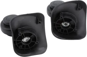2PCS Replacement Wheel,Universal PVC Luggage Suitcase Wheels,Dual Roller Bearing Wheels, for Travel Bags, Luggage, Trolley Case