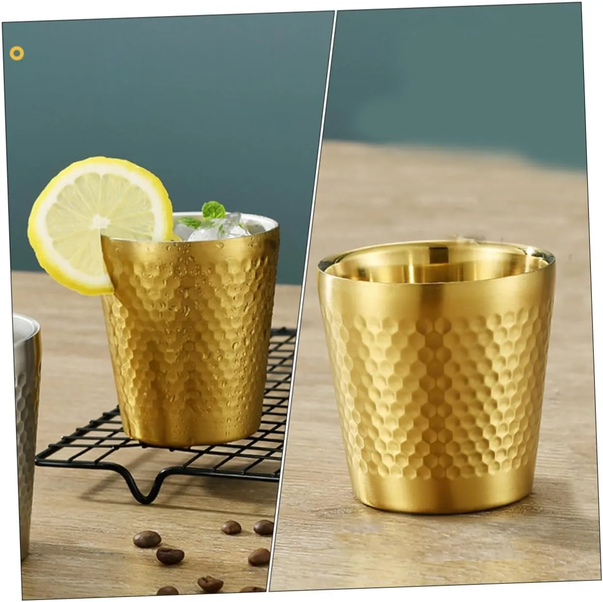 2pcs Stainless Steel Shaving Bowl Shave Soap Cup for Men for Home Barber Shops Travel Non-deforming Resistant Design for Creating Shaving Bubbles