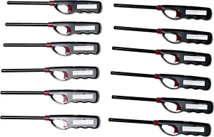 36-Pack BBQ Grill Lighter Casings Refillable Butane Gas Candle Fireplace Kitchen Stove Long