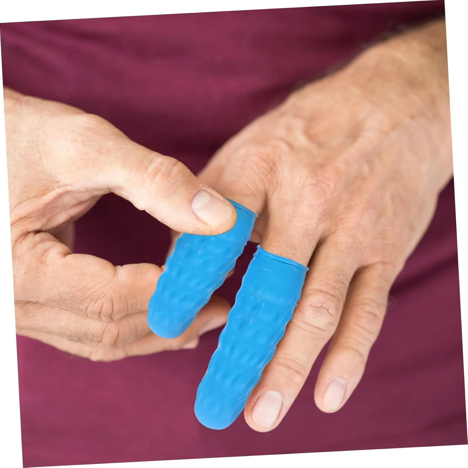 5sets Finger Protective Tool Finger Coats Garden Joint Protection Covers Sleeve 100pcs*5