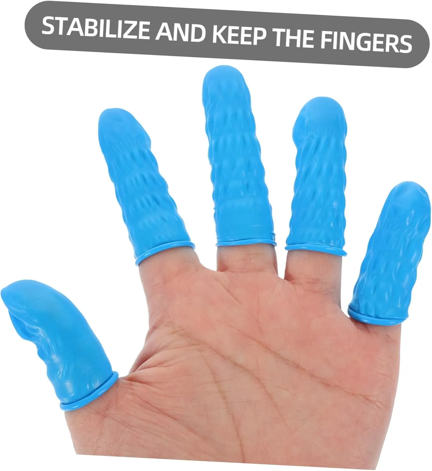 5sets Finger Protective Tool Finger Coats Garden Joint Protection Covers Sleeve 100pcs*5