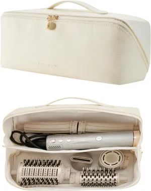 AirEdge A3 Air Wrap Hair Styler Bag Luxurious Leather Build Travel-Ready Design Fits all Accessories of multi-styler brushes, nozzles, curls Universal Fit (Only Bag)