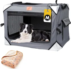 AlfaTok - Portable Foldable Pet Dog Puppy Cat Soft Dog Cat Crate