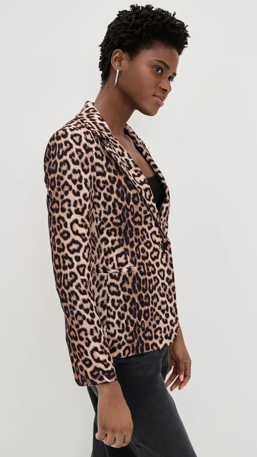 alice   olivia Women's Macey Fitted Notch Collar Blazer