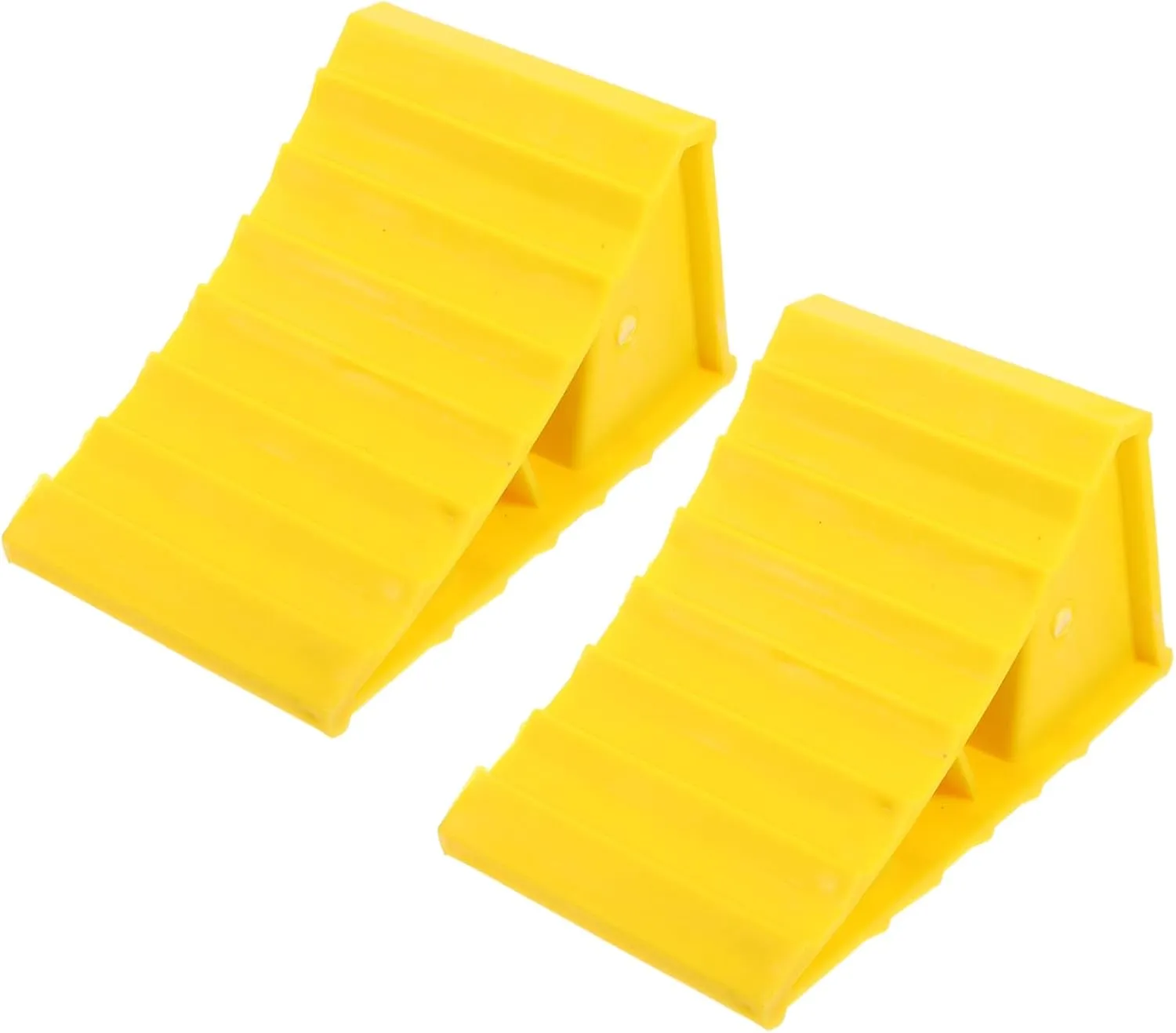 Alipis 4sets Motorcycle Wheel Chocks Rv Stabilizer Wedges Car Wheel Blocks for Rvs Travel Trailers 2pcs*4