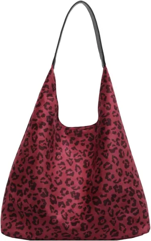 ALUWU Suede Bags for Women 2024 Retro Faux Suede Handbag Slouchy Hobo Bag Fall Purse