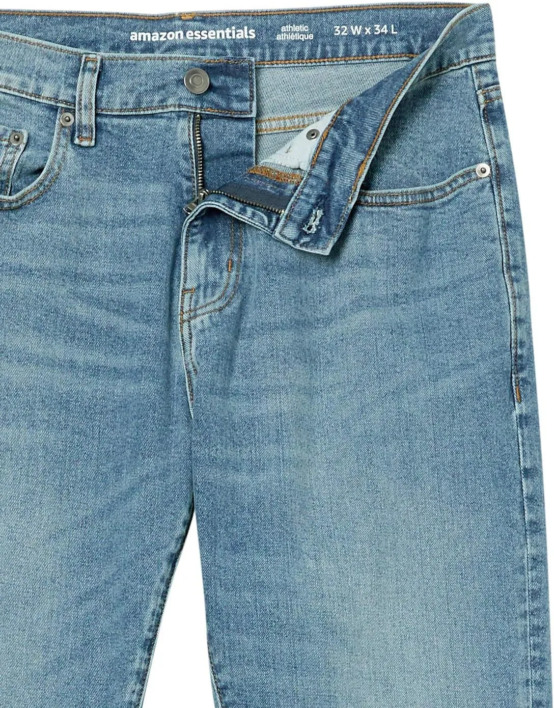 Amazon Essentials Men's Relaxed-Fit Stretch Jean (Available in Big & Tall)