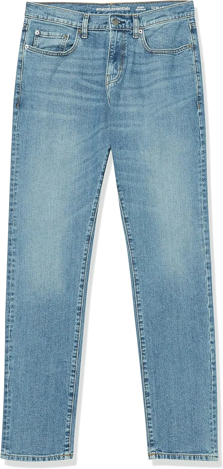 Amazon Essentials Men's Relaxed-Fit Stretch Jean (Available in Big & Tall)