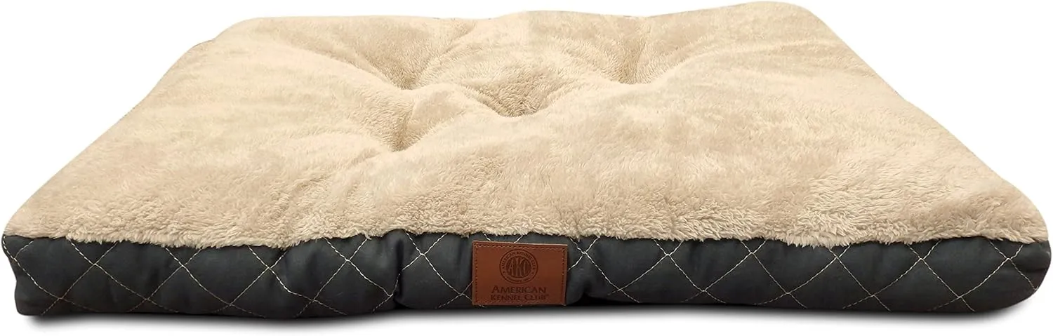 American Kennel Club Diamond Stitch Crate Mat, 36-in, Blue, Large (AKC870BLUE)