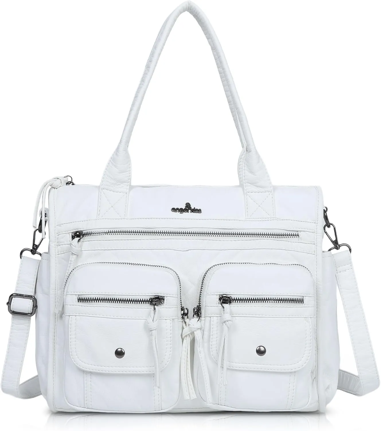 Angelkiss Purses and Handbag for Women Soft Leather Hobo Bags Satchel Shoulder Bags Ladies Tote Crossbody Bag