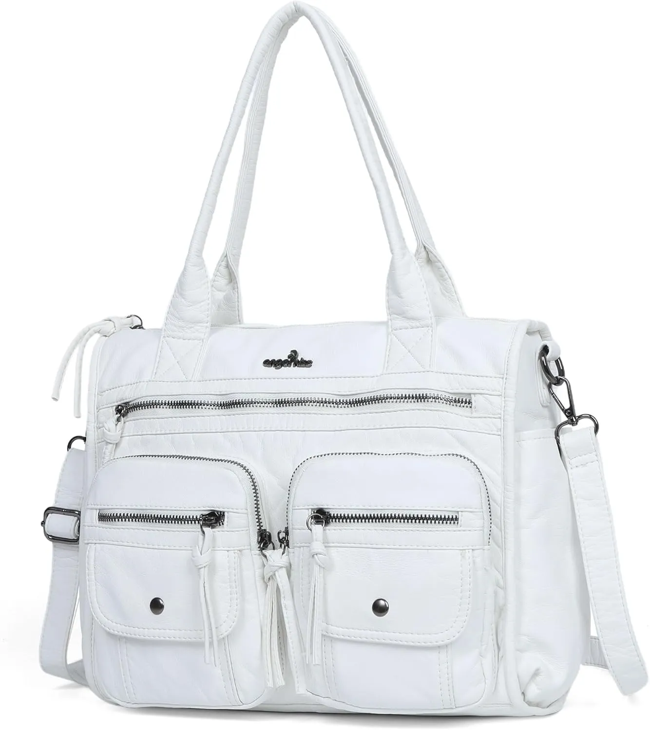 Angelkiss Purses and Handbag for Women Soft Leather Hobo Bags Satchel Shoulder Bags Ladies Tote Crossbody Bag