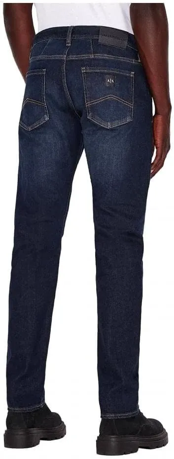 Armani Exchange Men's 5 Pocket Slim Denim