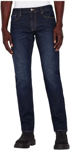 Armani Exchange Men's 5 Pocket Slim Denim