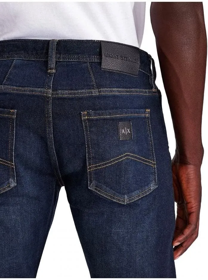 Armani Exchange Men's 5 Pocket Slim Denim
