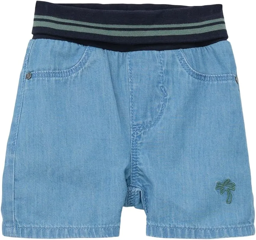 Baby Boys' Denim Shorts with Cuff