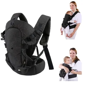 Baby Wraps Carrier - Adjustable 4-in-1 Convertible Carrier for Newborn to Toddler