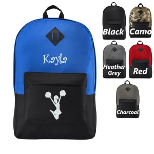 Backpack, Gift, Backpack, Cheer Monogrammed Best price Cheerleader Custom Embroidered Gift, Personalized Bag, Retro School Custom Kids Name, Kids Kids Shipping updates
