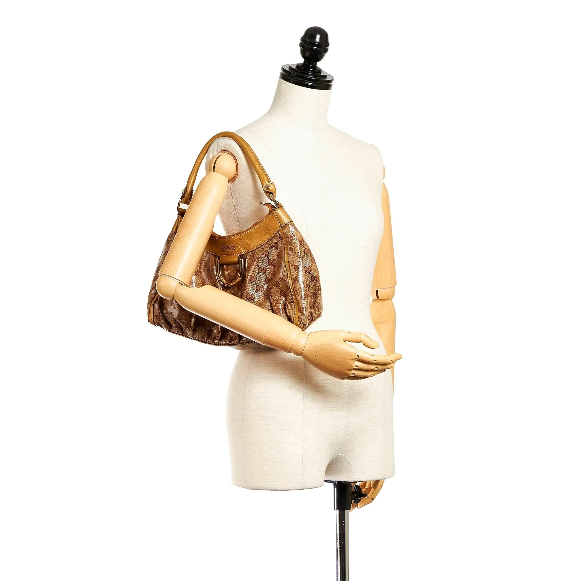 Bag Gucci Crystal GG D-Ring Abbey Festive offer Shoulder Free returns