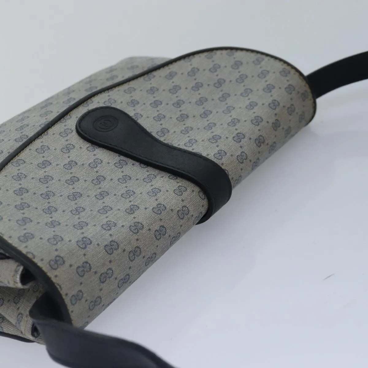Bag Shoulder Advanced Micro Auth Navy Supreme GUCCI Shockproof GG 88596 Gold PVC
