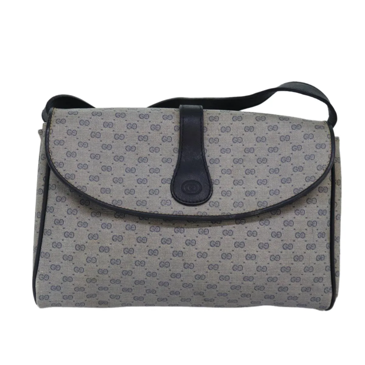 Bag Shoulder Advanced Micro Auth Navy Supreme GUCCI Shockproof GG 88596 Gold PVC