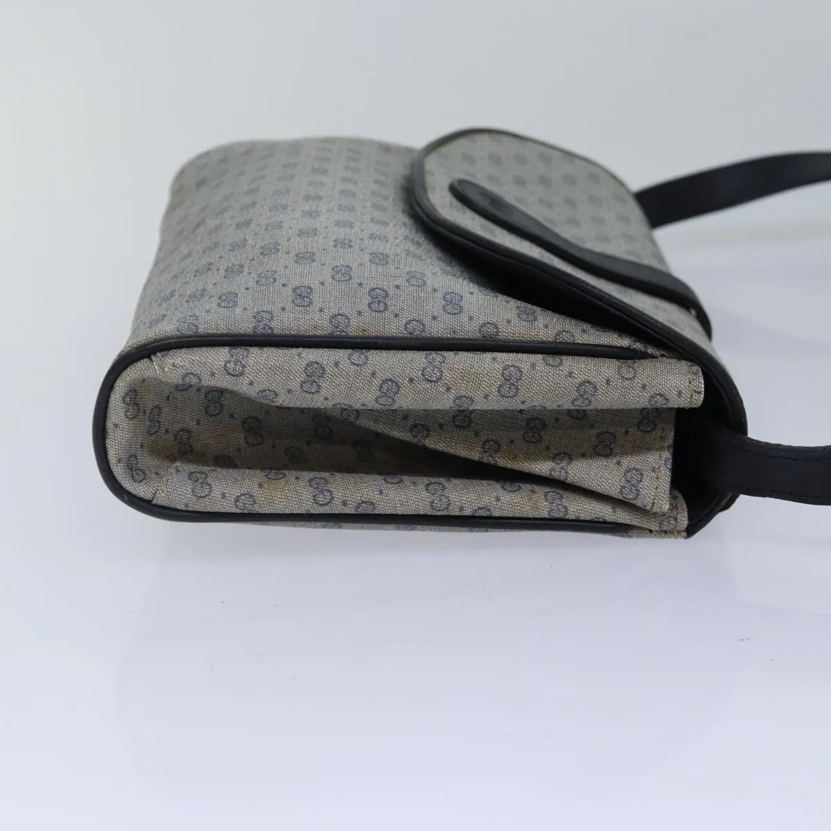 Bag Shoulder Advanced Micro Auth Navy Supreme GUCCI Shockproof GG 88596 Gold PVC