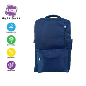 Bag2u Laptop Bag Backpack Multi Compartment Light Weight Unisex (15.6")