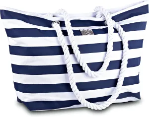 Bag&Carry Large Beach Tote Bag With Zipper - XL Beach Bags Waterproof Sandproof - Oversized Beach Bag With Pockets