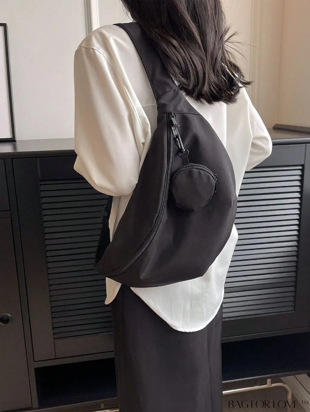 BagForLove - Coin Purse Included: Solid Color Hobo Bag with a Touch of Casual Elegance