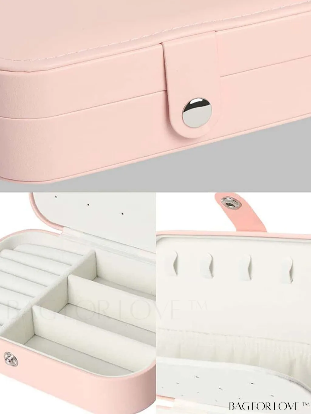 BagForLove - Large Capacity Jewelry Organizer: Travel-Friendly Box for Women with Display & Classification
