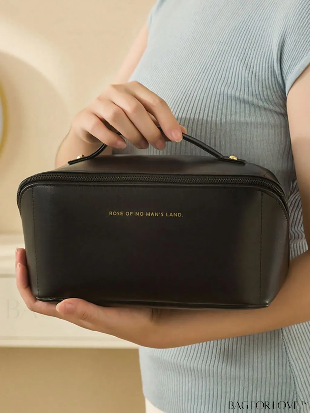 BagForLove - Portable Travel Toiletry Organizer - Large Capacity, Multi-function, PU Handbag