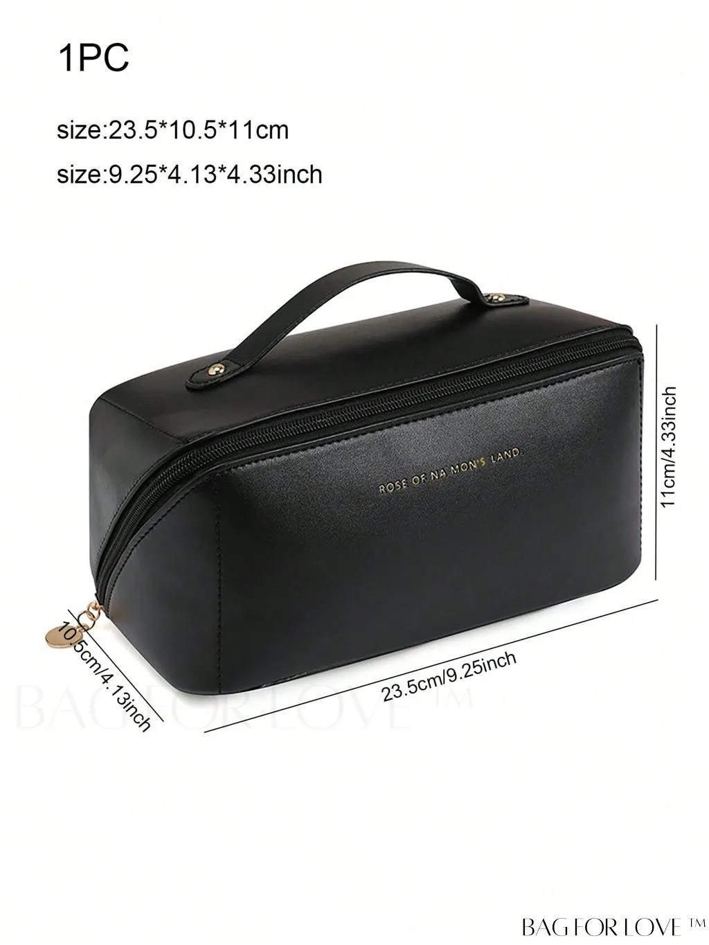 BagForLove - Portable Travel Toiletry Organizer - Large Capacity, Multi-function, PU Handbag
