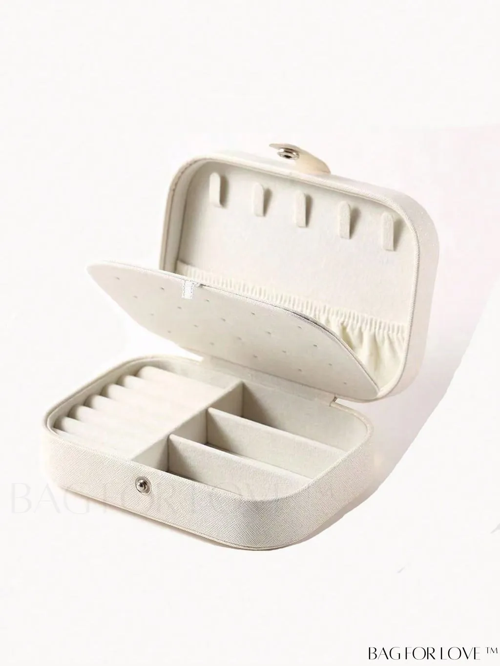 BagForLove - Travel Jewelry Storage Box: Large Capacity for Earrings, Necklace - Ideal Mothers Day Gift